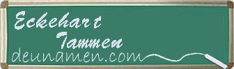 Eckehart Tammen Visitenkarte